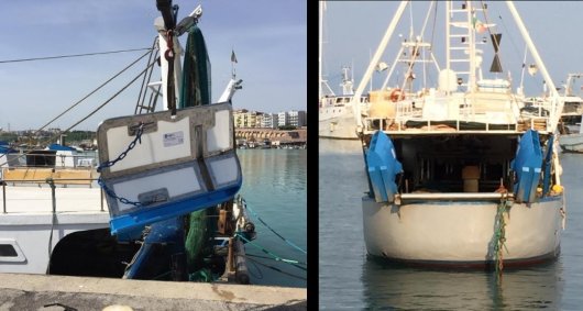 Novel otterboards developed within the project Benthis. On the left Grilli-AR, on the right Mori-BIPLAN. Novel otterboards developed within the project Benthis. On the left Grilli-AR, on the right Mori-BIPLAN.